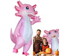 Funny Axolotl Outfit - Disfraz de fiesta de cosplay | Inflatable Apparel Usage Halloween Features Blow Up Suit Stage Show Role Play Adult Women Men 160 190 cm Entertainment Festival Carnival Clothing