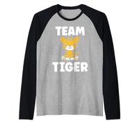 Funny Baby Cute Tigers Quote Team Tiger Camiseta Manga Raglan