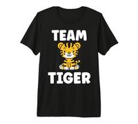 Funny Baby Cute Tigers Quote Team Tiger Camiseta Premium