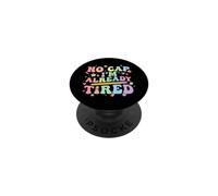 Funny Back To School No Cap Ya Cansado PopSockets PopGrip Adhesivo