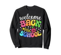 Funny Back to School Vibes for Teachers and Kids Sudadera