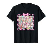 Funny Back to School Vibes Second Grade Kids Teacher Camiseta