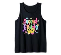 Funny Back to School Vibes Second Grade Kids Teacher Camiseta sin Mangas