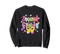 Funny Back to School Vibes Second Grade Kids Teacher Sudadera