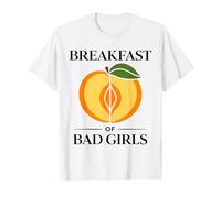 Funny Bad Girls Adult Sport Quote Breakfast of Champions Camiseta