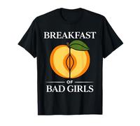 Funny Bad Girls Adult Sport Quote Breakfast of Champions Camiseta