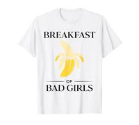 Funny Bad Girls Adult Sport Quote Breakfast of Champions Camiseta