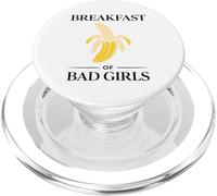 Funny Bad Girls Adult Sport Quote Breakfast of Champions PopSockets PopGrip para MagSafe