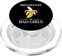 Funny Bad Girls Adult Sport Quote Breakfast of Champions PopSockets PopGrip para MagSafe