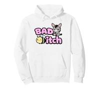 Funny Baddie Bad Girl Cute Kawaii Bee Tough Sassy Actitud Sudadera con Capucha