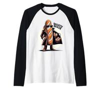 Funny Baguette Dealer tee Distribuidor de bagguette de Pan francés Camiseta Manga Raglan