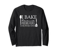 Funny Baker Bake Porque Golpear a la Gente está Mal Visto Manga Larga