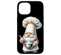 Funny Baker GNOME Dad with Large Baker Hat For Baking Mom Carcasa para iPhone 15