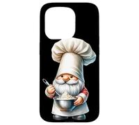 Funny Baker GNOME Dad with Large Baker Hat For Baking Mom Carcasa para iPhone 15 Pro
