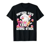 Funny Baking GNOME For Women Who Love To Bake Pink Muffins Camiseta