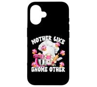 Funny Baking GNOME For Women Who Love To Bake Pink Muffins Carcasa para iPhone 16