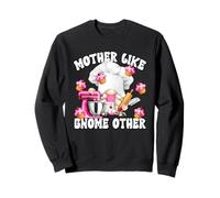 Funny Baking GNOME For Women Who Love To Bake Pink Muffins Sudadera