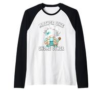 Funny Baking Mom Saying For GNOME Lover Cooking Grandma Camiseta Manga Raglan
