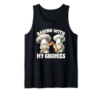Funny Baking Quotes For Women and Men Bakers Chef Dad Gnomes Camiseta sin Mangas