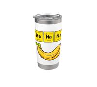 Funny Banana Chemical Periodic Table of Elements Ba Na NA Vaso térmico de acero inoxidable de doble pared