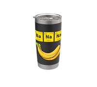 Funny Banana Chemical Periodic Table of Elements Ba Na NA Vaso térmico de acero inoxidable de doble pared