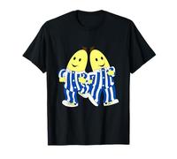 Funny Bananas in Pajamas B1 B2 Cute Stars Camiseta Camiseta
