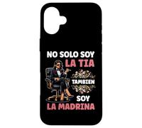 Funny Baptism Design in Spanish - Tia y Madrina Carcasa para iPhone 16 Plus