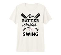 Funny Baseball Batter Batter Swing Hey Game Day Baseball Mom Camiseta Premium