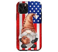 Funny Baseball Catcher For Mom American Flag Patriotic GNOME Carcasa para iPhone 11 Pro