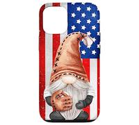 Funny Baseball Catcher For Mom American Flag Patriotic GNOME Carcasa para iPhone 12/12 Pro