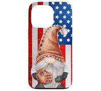 Funny Baseball Catcher For Mom American Flag Patriotic GNOME Carcasa para iPhone 13 Pro