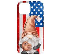 Funny Baseball Catcher For Mom American Flag Patriotic GNOME Carcasa para iPhone 15
