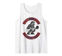 Funny Baseball Catcher Run I Dare You Backstop Battery Mate Camiseta sin Mangas