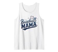 Funny Baseball Mama Print Softball Mom Mother's Day Camiseta sin Mangas