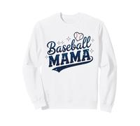 Funny Baseball Mama Print Softball Mom Mother's Day Sudadera
