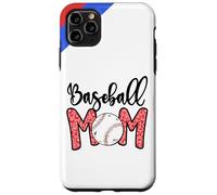 Funny Baseball Mom Leopard Print 4 Softball Mom Mother's Day Carcasa para iPhone 11 Pro MAX