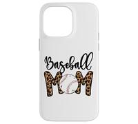 Funny Baseball Mom Leopard Print Softball Mom Mother's Day Carcasa para iPhone 14 Pro MAX