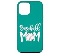 Funny Baseball Mom White Print Softball Mom Mother's Day Carcasa para iPhone 12 Pro MAX