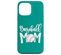 Funny Baseball Mom White Print Softball Mom Mother's Day Carcasa para iPhone 13 Pro MAX