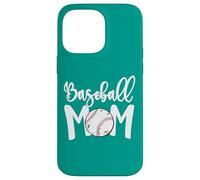 Funny Baseball Mom White Print Softball Mom Mother's Day Carcasa para iPhone 14 Pro MAX