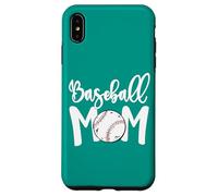 Funny Baseball Mom White Print Softball Mom Mother's Day Carcasa para iPhone XS MAX
