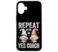 Funny Baseball Saying For Kids Coach Repeat After Me Yes Sir Carcasa para iPhone 16 Plus
