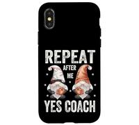 Funny Baseball Saying For Kids Coach Repeat After Me Yes Sir Carcasa para iPhone X/XS