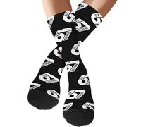 Funny Baseball Socks - Baseball Season Gift Crew Socks, Softball Sock, Soft Lightweight Funny Long, Fun Printed Boys Softball Sock For Daily Sports Basketball Hockey Walking Running Women Adult Teens