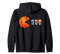 Funny Basketball Eating Silly Buckets Hoops-Themed Graphic Sudadera con Capucha
