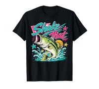 Funny Bass Fishing Graphic Largemouth Lake Angler Humor Camiseta