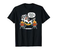 Funny BBQ Cow Joke, Relaxed Steak Humor Grill Pun Camiseta