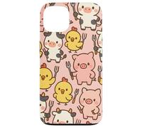 Funny BBQ Farm Animals Kawaii Barnyard Crew Pattern Carcasa para iPhone 13