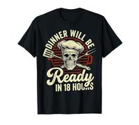 Funny BBQ Smoker Skull Dinner Will Be Ready In 18 Hours Camiseta