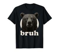 Funny Bear Bruh Humor Meme Zoo Day Niños Niñas Camiseta